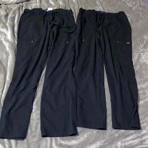 2 pairs of KOI SAPPHIRE scrub pants like new!